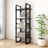 2-Tier Book Cabinet 60X30X Solid Pine