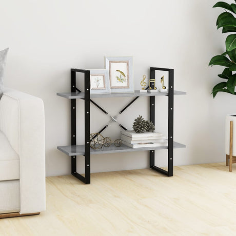 2-Tier Book Cabinet 80X30X Solid Pine