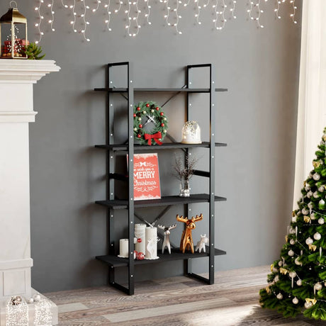 2-Tier Book Cabinet 80X30X Solid Pine