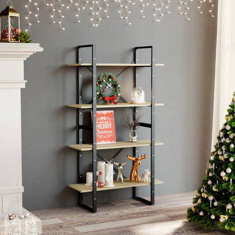 2-Tier Book Cabinet 80X30X Solid Pine