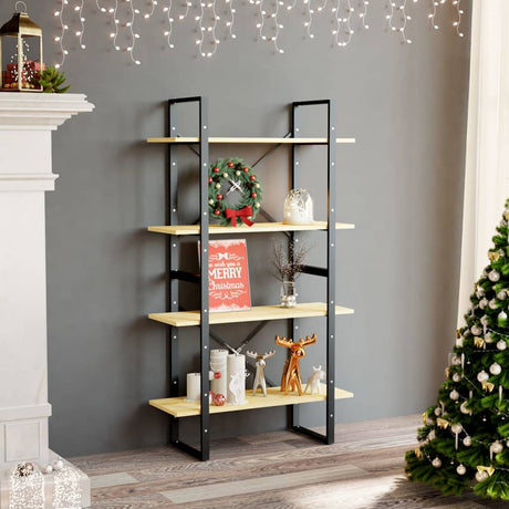 2-Tier Book Cabinet 80X30X Solid Pine