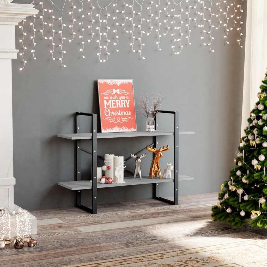 2-Tier Book Cabinet 100X30X