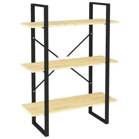 3-Tier Book Cabinet 80X30X Solid Pine