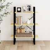 3-Tier Book Cabinet 80X30X Solid Pine