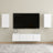 4 Piece Tv Cabinet Set Wall-Mounted Engineered Wood,  Tv Stand 80X30X30 Cm Made Of Engineered Wood,  Wall-Mounted Tv Cabinets - 2 Pcs , 30.5X30X90 Cm, Made From Engineered Wood