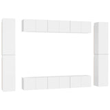 10 Piece Tv Cabinet Set Engineered Wood