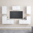 7 Piece Tv Cabinet Set Engineered Wood