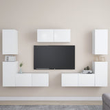 7 Piece Tv Cabinet Set Engineered Wood