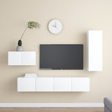 4 Piece Tv Cabinet Set Engineered Wood