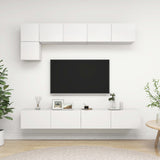 5 Piece Tv Cabinet Set Engineered Wood
