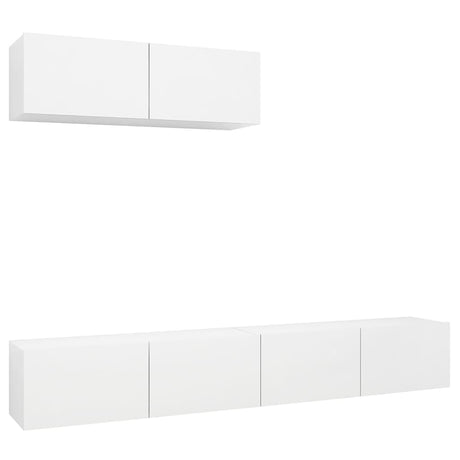 Tv Cabinets 3 Pcs Engineered Wood