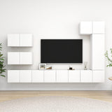 7 Piece Tv Cabinet Set Engineered Wood