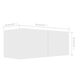 6 Piece Tv Cabinet Set Engineered Wood