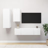 4 Piece Tv Cabinet Set Engineered Wood