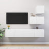 4 Piece Tv Cabinet Set Engineered Wood