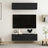 Tv Cabinets 4 Pcs 80X30X30 Cm Engineered Wood