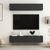 Tv Cabinets 4 Pcs 80X30X30 Cm Engineered Wood