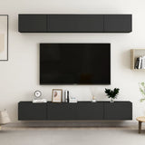 Tv Cabinets 4 Pcs 80X30X30 Cm Engineered Wood