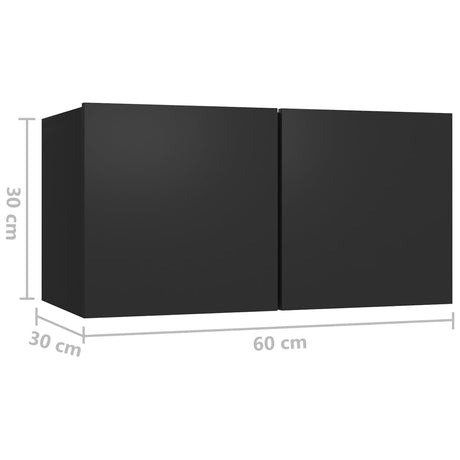 5 Piece Tv Cabinet Set Engineered Wood