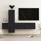 5 Piece Tv Cabinet Set Engineered Wood
