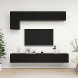 5 Piece Tv Cabinet Set Engineered Wood