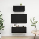 Tv Cabinets 3 Pcs Engineered Wood