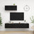 Tv Cabinets 3 Pcs Engineered Wood