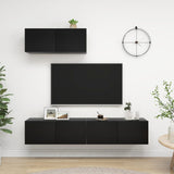 Tv Cabinets 3 Pcs Engineered Wood