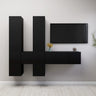 7 Piece Tv Cabinet Set Engineered Wood