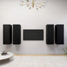 4 Piece Tv Cabinet Set 30.5X30X Engineered Wood,  Wall-Mounted Tv Cabinets - 2 Pcs , 30.5X30X, Made From Engineered Wood