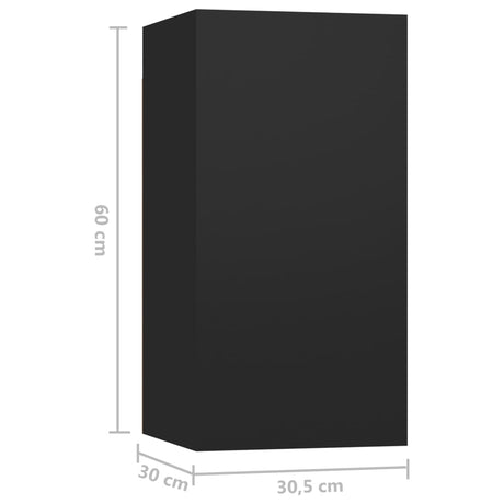 Tv Cabinets 7 Pcs 30.5X30X60 Cm Engineered Wood
