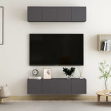 Tv Cabinets 4 Pcs 80X30X30 Cm Engineered Wood
