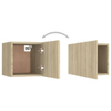8 Piece Tv Cabinet Set Engineered Wood