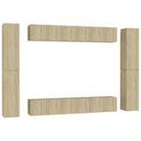 10 Piece Tv Cabinet Set Engineered Wood