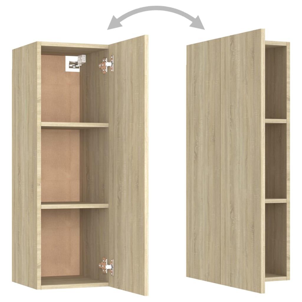 4 Piece Tv Cabinet Set Engineered Wood