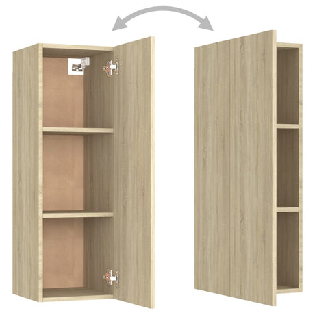 4 Piece Tv Cabinet Set Engineered Wood