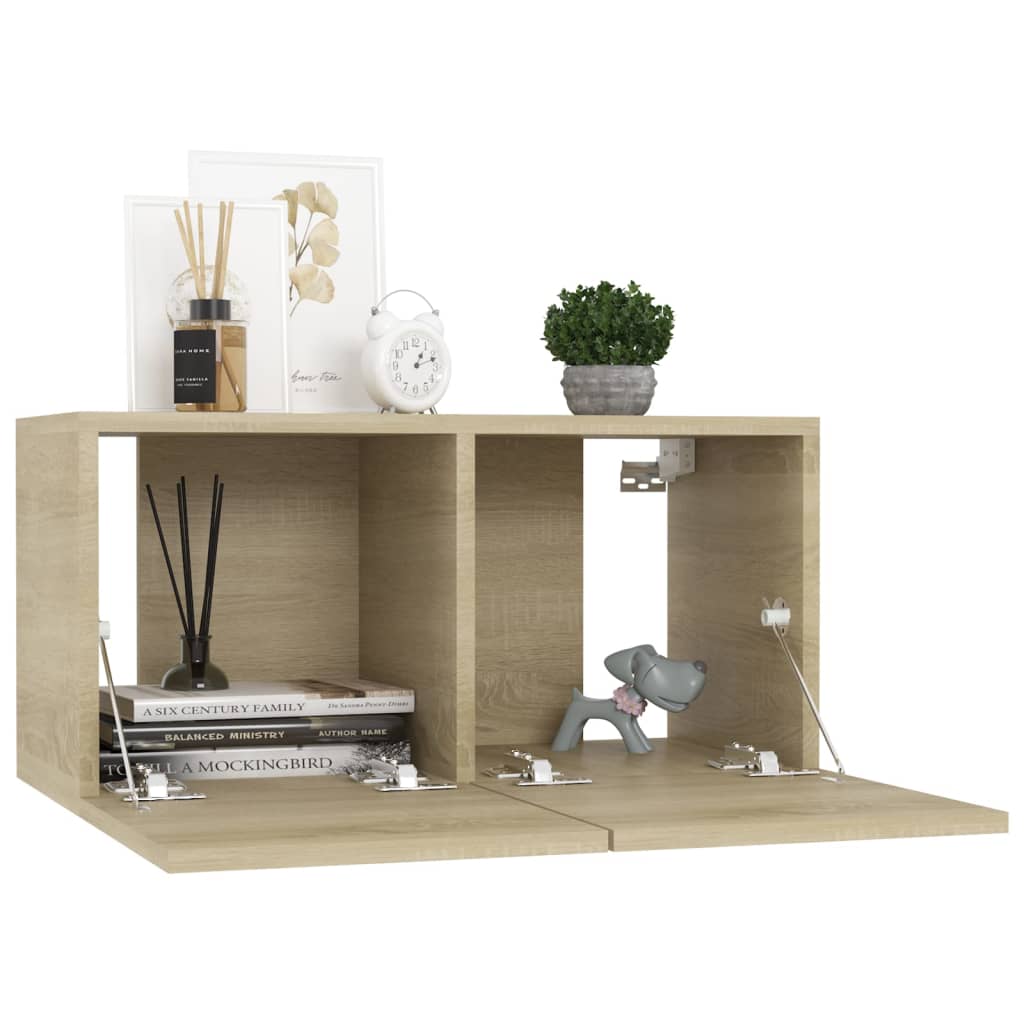 8 Piece Tv Cabinet Set Engineered Wood