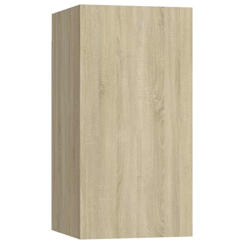 8 Piece Tv Cabinet Set Engineered Wood