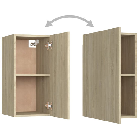 8 Piece Tv Cabinet Set Engineered Wood