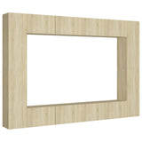 8 Piece Tv Cabinet Set Engineered Wood