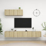 Tv Cabinets 3 Pcs Engineered Wood