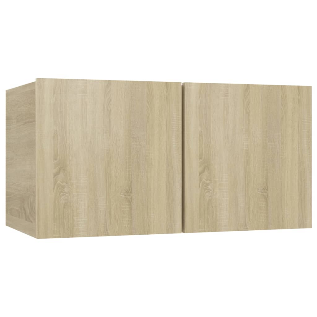 4 Piece Tv Cabinet Set Engineered Wood