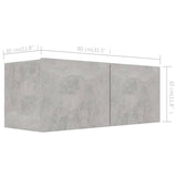 Tv Cabinets 4 Pcs 80X30X30 Cm Engineered Wood