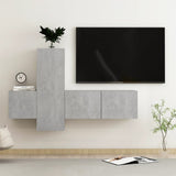 5 Piece Tv Cabinet Set Engineered Wood