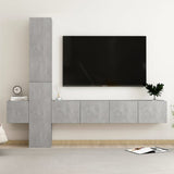 5 Piece Tv Cabinet Set Engineered Wood