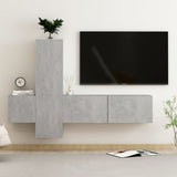 5 Piece Tv Cabinet Set Engineered Wood
