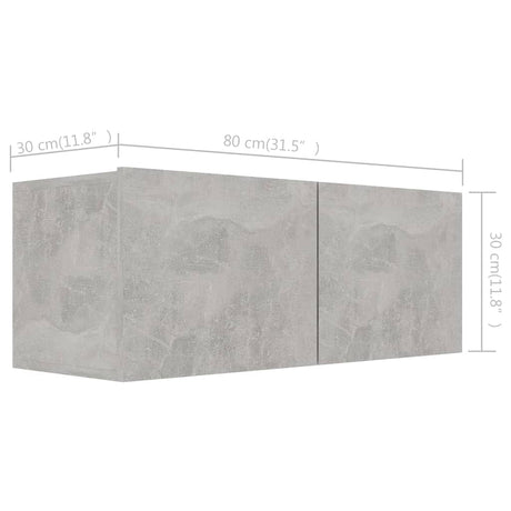4 Piece Tv Cabinet Set Engineered Wood