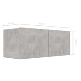 8 Piece Tv Cabinet Set Engineered Wood
