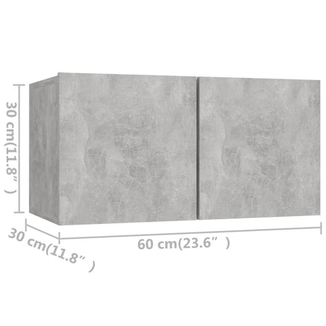4 Piece Tv Cabinet Set Engineered Wood