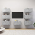 Tv Cabinets 7 Pcs 30.5X30X60 Cm Engineered Wood